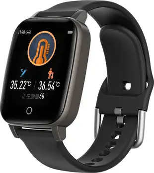

[bluetooth 5.0] T1 Smart Band Thermometer Immunity Temperature Measurement Wristband Sport Fitness SmartWatch Women Men Women