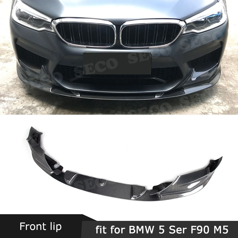 Сухой бампер из углеродного волокна передний спойлер разветвители для BMW 5 серии