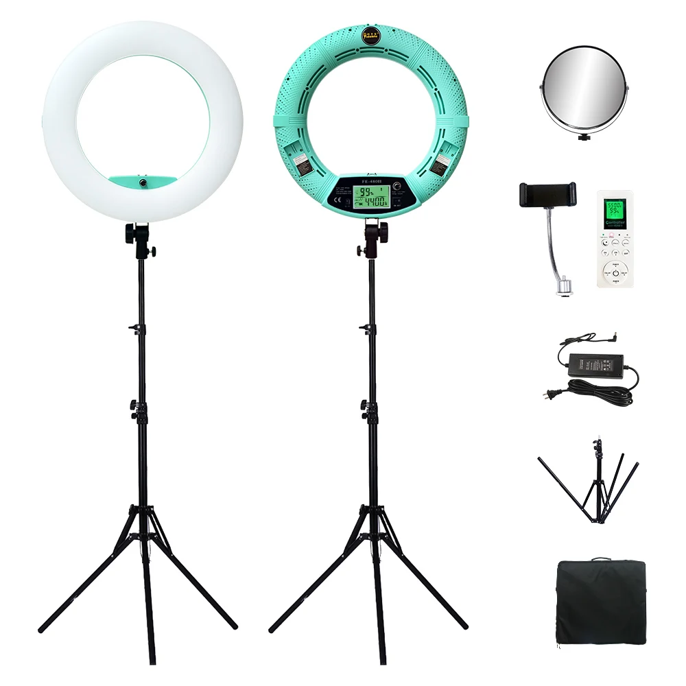 96w Led Ring Lamp Dimmable Ring Light 480 Leds Yidoblo Video Light Lamp