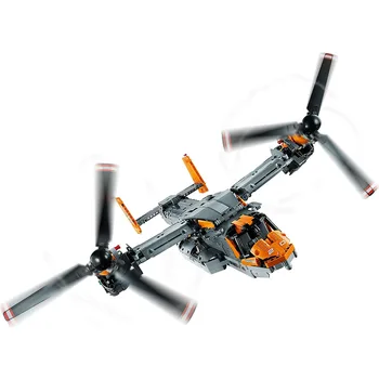 

1725 PCS 2020 new aircraft fighter Bell-Boeing V-22 Osprey Building Blocks bricks Kids Christmas Toys Gifts