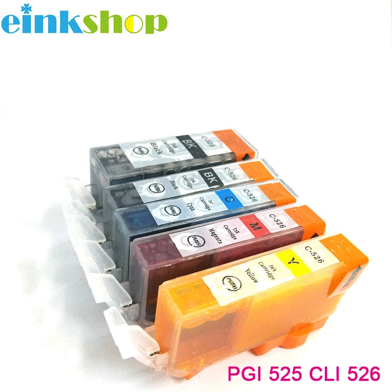 Einkshop PGI 525 CLI 526 совместимый с CL для Canon PIXMA iP4850 iP4950 MG5150 MG5250 MG6150 MG8150 MX885 MG5350|ink cartridge|ink