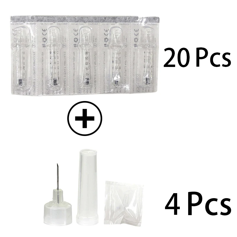 Наполнитель гиалуроновой кислоты 0,3 мл мезо губ инъекции ручка для увеличения губ кожный наполнитель сыворотка золото мезотерапия инъекции пистолет - Номер модели: 20pc syringe kit