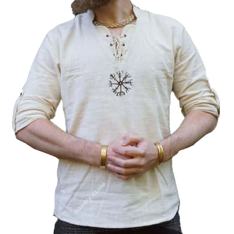 linen pirate shirt