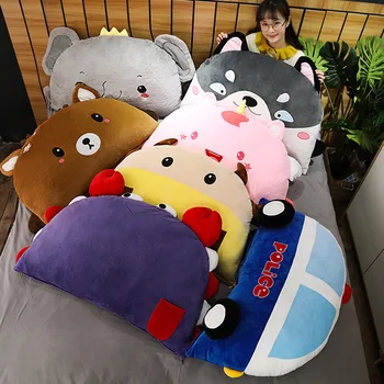 

Super soft cartoon bedside cushion pillow plush toy sleeping pillow backrest pillow can accompany you to sleep sleeping pillow r