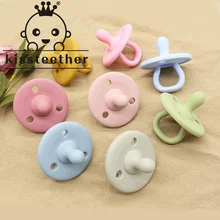 Kissteether – tétine en Silicone sans BPA, 1 pièce, sucette de qualité alimentaire pour bébé, jouets de dentition d'allaitement à mâcher 