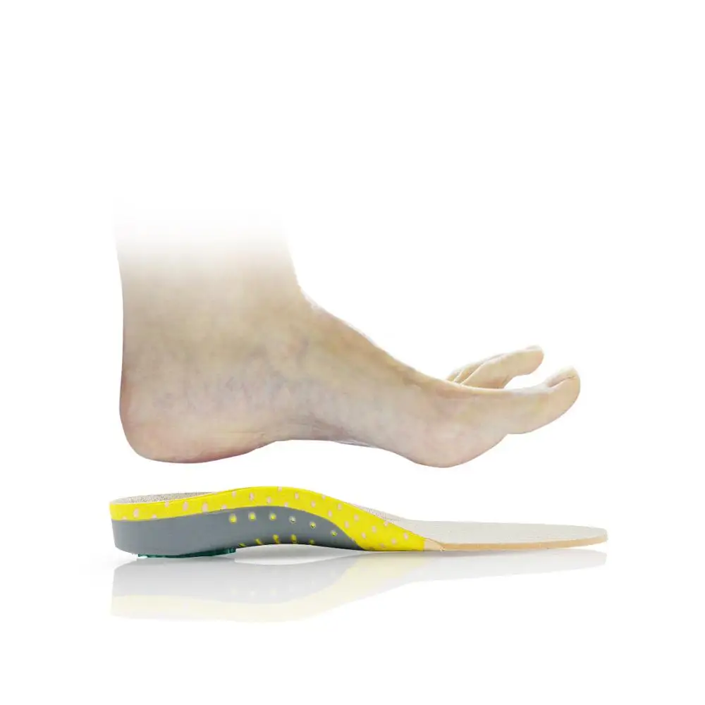 Men Orthopedic Insoles Plantar Fasciitis Flatfoot Health Arch Support Sole Orthotics Care Inert Pads For Sporty Running Shoes