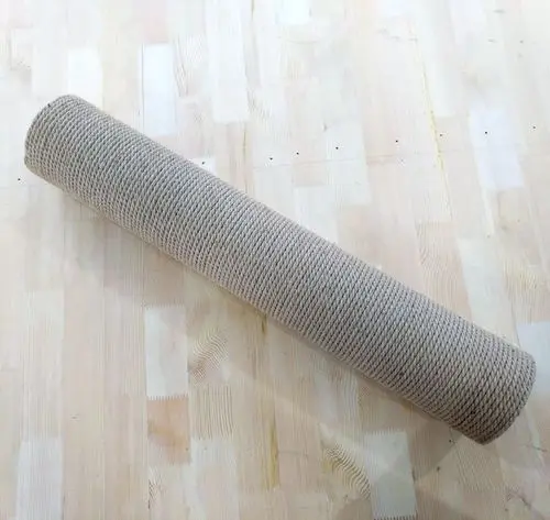 60CM High withM8 86-89 мм Диаметр DIY самодельные дерево для кота Замена колонны пеньковая веревка колонна Когтеточка для шлифовки когтей - Цвет: 60CM High withM8