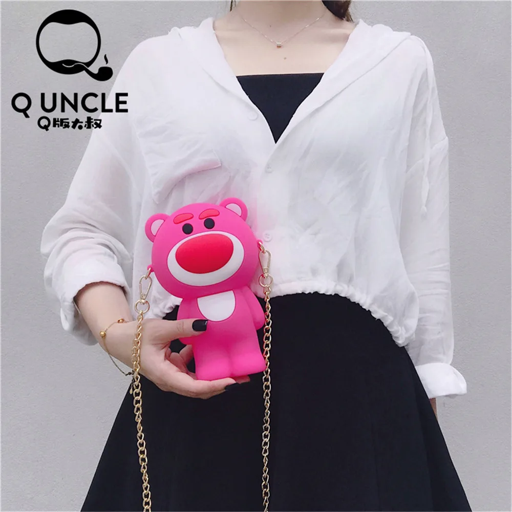 Q UNCLE Pencil Holder Kawaii Organizer School Supplies Office Supplies Office Supplies Desk Accessories Soft Chain Storage Bags