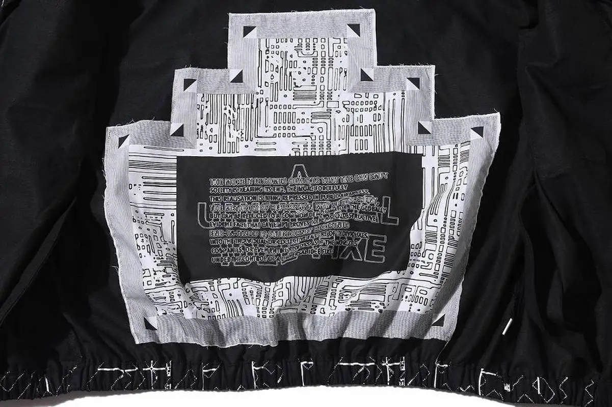Женская Повседневная Уличная куртка kanye west ветровка с принтом чипов 19ss c. E Cav Empt