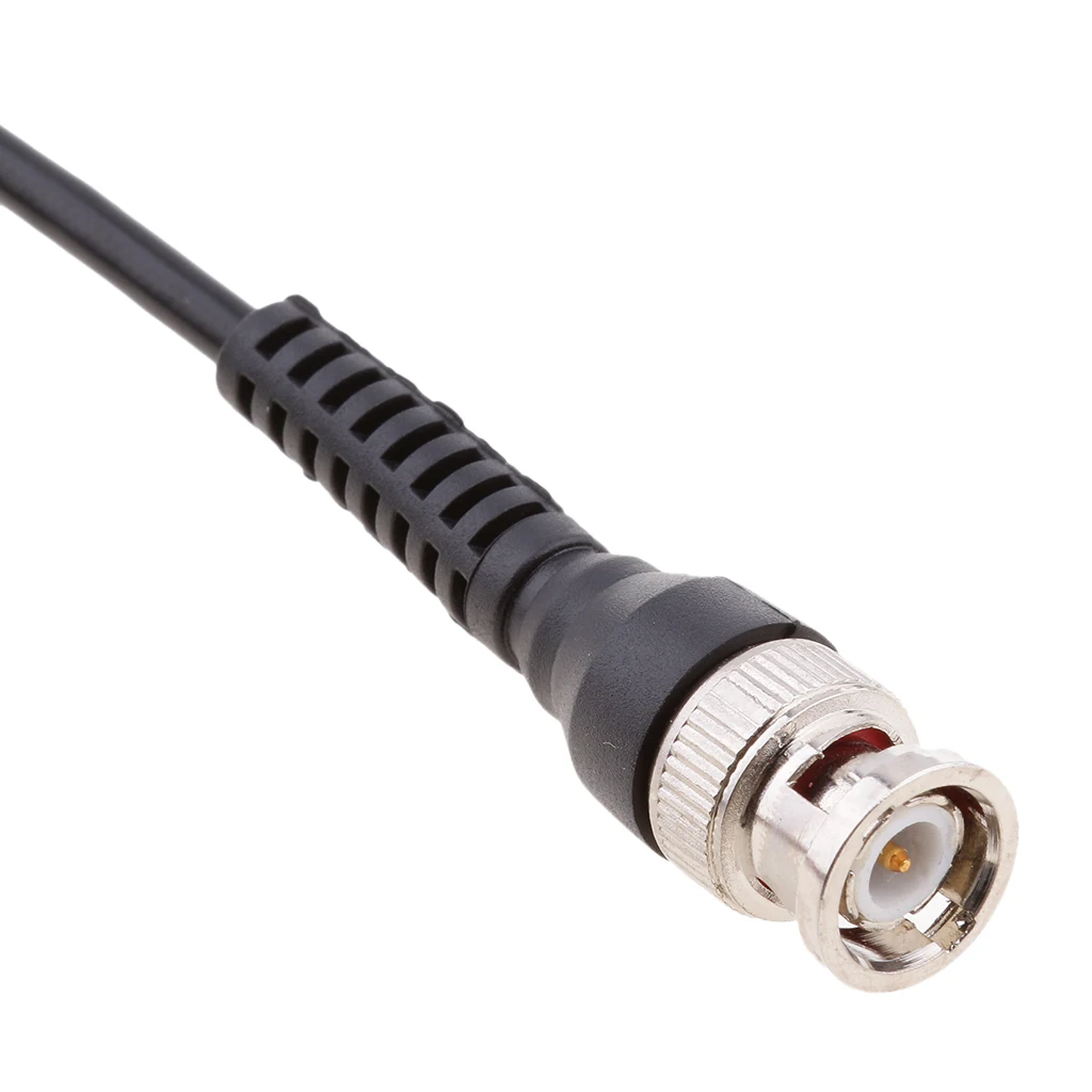 2pc BNC Q9 To Dual 4mm Stackable Shrouded Banana Plug Test Leads Probe Cable