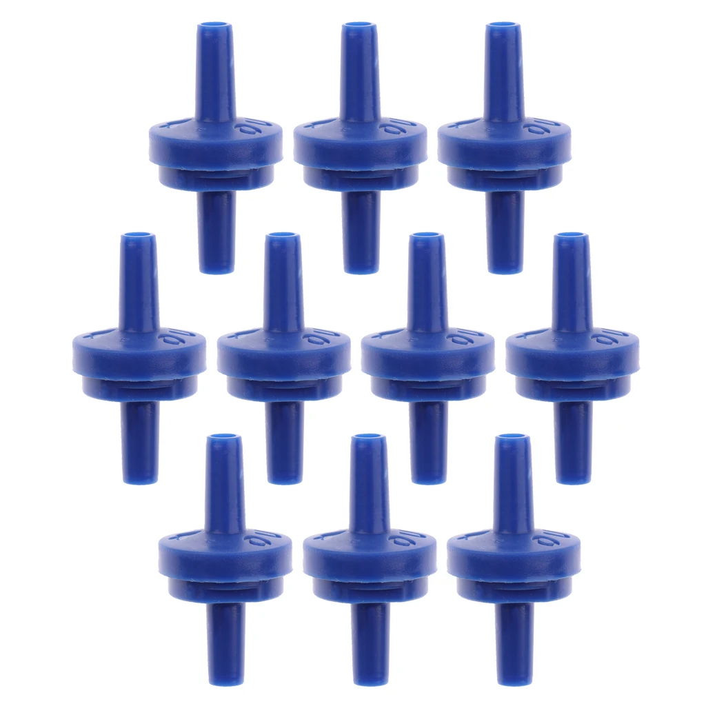 Check Valve 10 штук в упаковке аквариума свет воздушный соединительная линия рыбы Аквариумы насосно-компрессорных труб клапаны палочки - Цвет: Check Valve