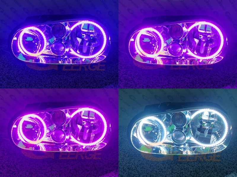 Для Volkswagen VW Golf MK4 R32 GTi VR6 CABRIO A4 1998 2004 RF remote Bluetooth App многоцветный RGB комплект