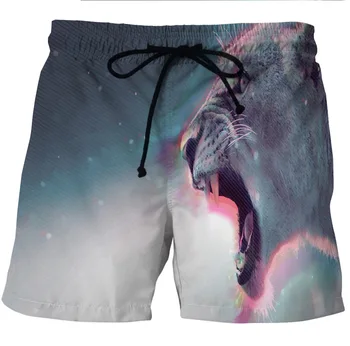 

Digital Printing Men's Quick-drying Beach Shorts Cartoon Printing Pockets on Both Sides of Leisure Shorts