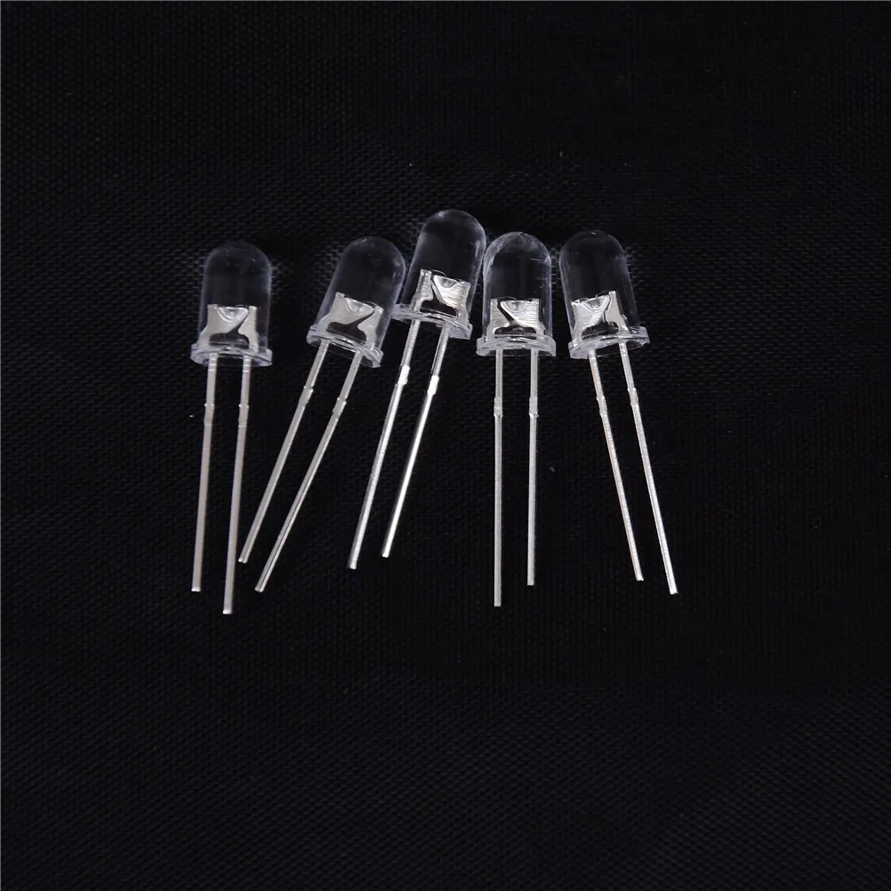 22PCS 5mm Superbright White Round LED 20000 Mcd 3.2-3.4V