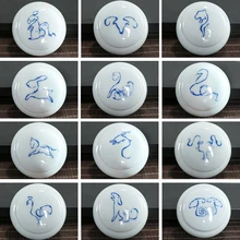 Портативный мини Путешествия керамический уплотнитель влагостойкий бак для хранения кофе бобы чай порошок китайский медицинский КРЕМ Губная помада румяна