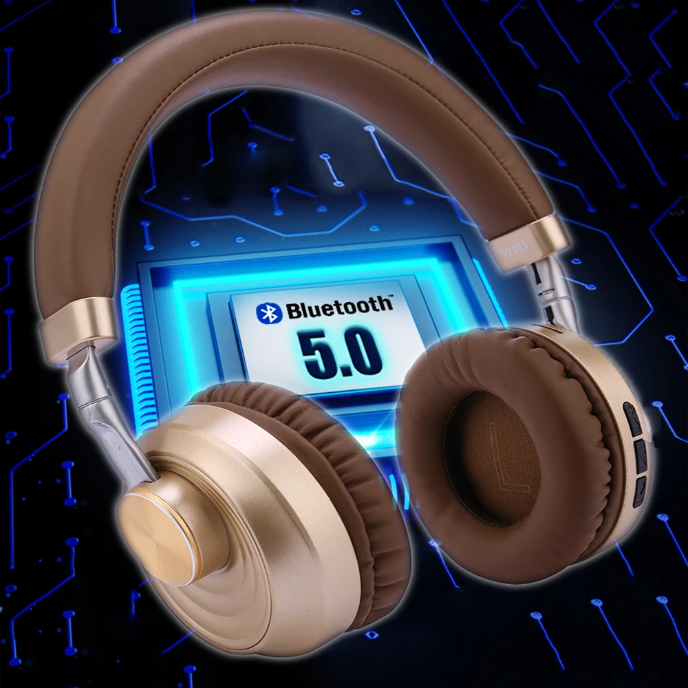 Fiexible Bluetooth беспроводные наушники Bluetooth 5,0 вращающийся беспроводные стерео наушники гарнитура Поддержка TF карты с микрофоном