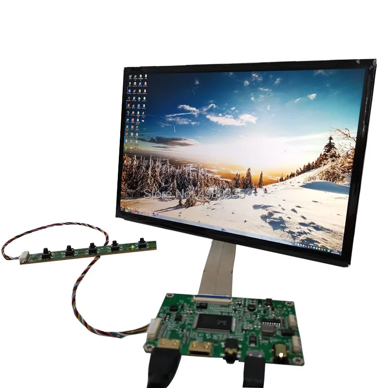 US $65.96 10 inch monitor 2K display module group kit IPS HD DVI VGAUSB5VDC12V two power supply scheme resolution 2560X1600