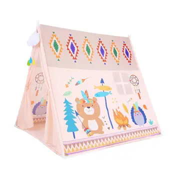 

Oxford Cloth Children Playhouse Kids Play Tent With A Shoulder Strap For Indoor Or Outdoor Use 150x133x138CM In Stock