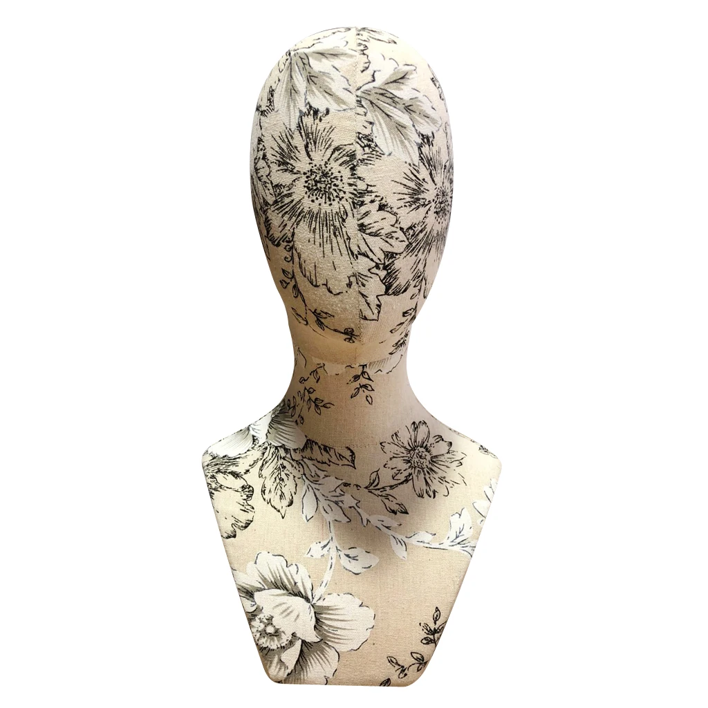 Mannequin Head for Wig Making Display Wigs Eyeglasses Hairs Female Manikin Bust Head Display Model