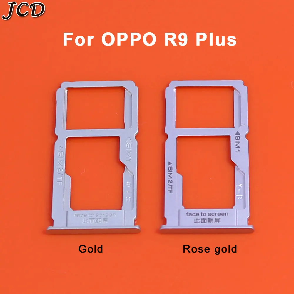 JCD слот для sim-карты держатель носитель контейнер Запчасти для oppo R9 R9plus R9S R9S plus R9SK