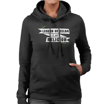 

Legend of Zelda is My Religion Women's Hooded Sweatshirt Men Women Hoodie Sweatshirt