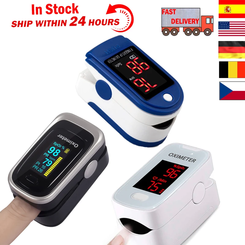 

Finger Oximeter (without Battery) Blood Oxygen Monitor Oximeter Oxygen Saturation Monitor Fast Shipping Care Sports Exercise