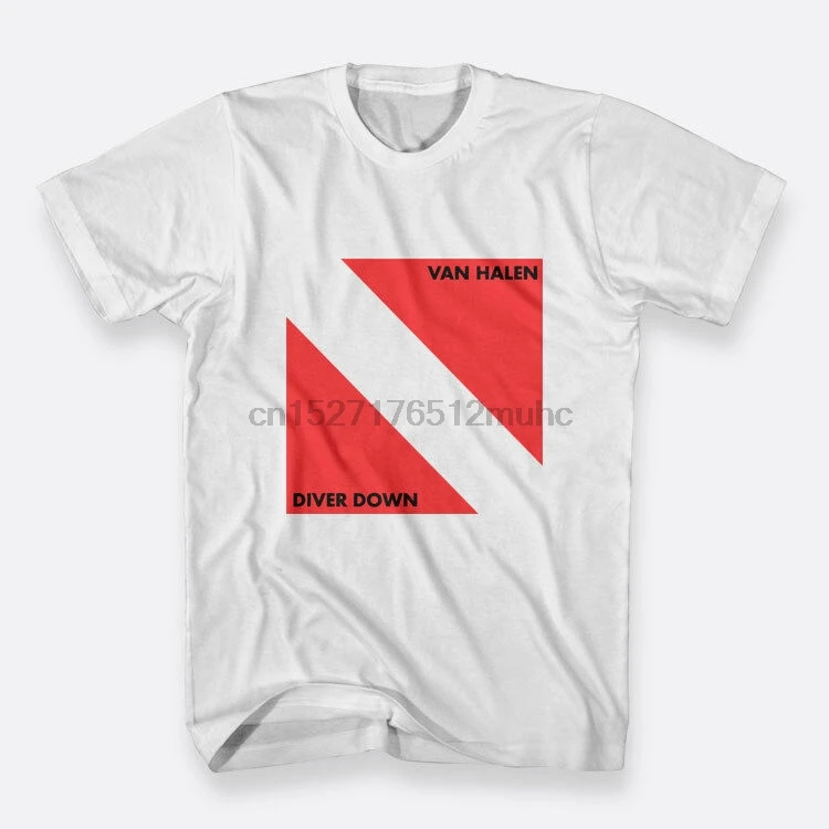 3XL Color White The Rock Diver Down VH 