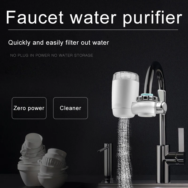 Кран фильтр очиститель воды фильтр для воды белый керамический Перколятор выдвижной кран адаптер бытовой экологический кухонный инструмент