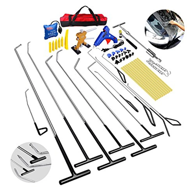 

PDR Car Rods Tap Removal Kits Down Air Auto PDR Damage Hail Puller Wedge Professional Super Tools Dent Body Paintless Repair