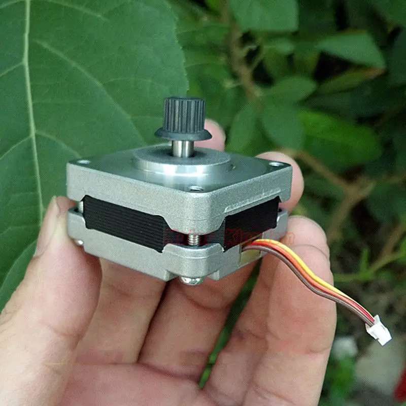 STH-39C001-02GN 39 мм Micro точность Шаговый двигатель 0,9 градусов 2-фазный 4-проводной шаговый двигатель шкив ЧПУ 3D-принтеры "сделай сам"