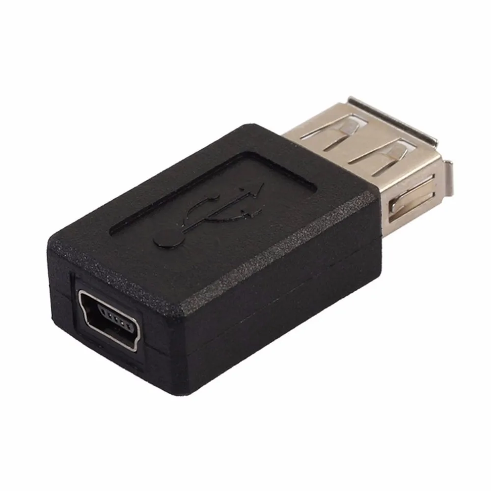 Универсальный 12 штук в наборе USB 2,0 мужского и женского пола Micro USB мини Портативный чейнджер адаптер высокое Скорость конвертер из двух вещей черно-разъем