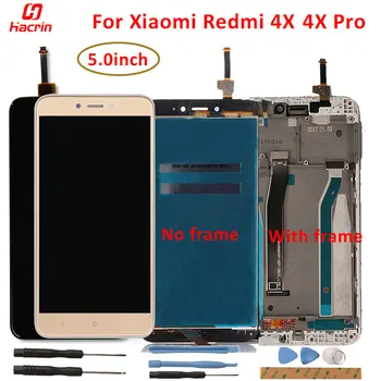 Lcd Display For Xiaomi Redmi 4X Lcd Screen Display+Touch Screen With Frame Replacement for Redmi 4X 4 X Pro Lcd Screen wholesale new laptop a1707 lcd led screen for macbook pro pro 15 4 a1707 lcd display screen panel late 2016 mid 2017 year