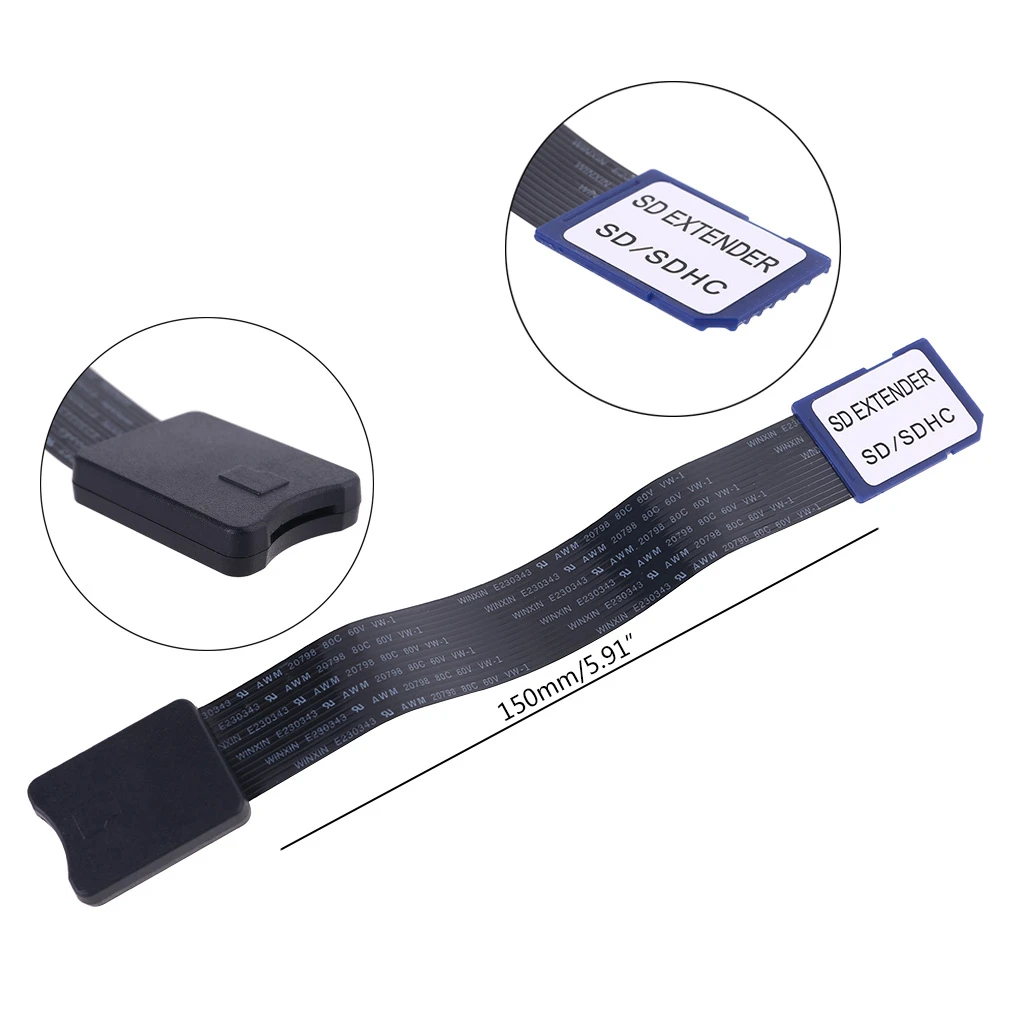 Micro SD Auf Karte Tf Verlängerungskabel Adapter Flexible Extender 