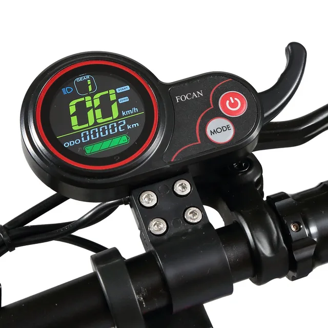 thumbnail interactive-video image 1 of TAMOSH 5-Pin E-Bike Display & Thumb Throttle - 24V/36V/48V/60V LCD Speedometer 1 of 10
