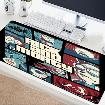 

Yuzuoan Extra Large Gaming MousePad Multicolor Lock Egde Non-slip Rubber Computer Desk Pat Soft and Comfortable Carpet Mat 90X40
