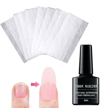 

10pcs Silk Fiberglass For Nail Extension 8ml Fiber Builder Gel Nail Extended Glue For UV Gel DIY Nails Manicure Accessory TSLM1