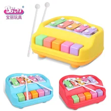 Polaroid 1503 ксилофон детские развивающие пять музыкальных шкал играть стук пианино детские развивающие раннего ребенка интерактивные