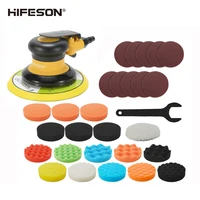 6 '' 150mm pneumatic sander car paint maintenance tool polishing random track palm machine wood processing polishing machine 1