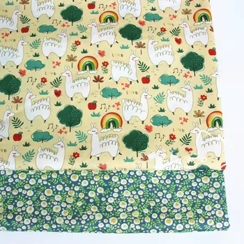 

Cartoon Printed fabrics 100% cotton twill fabric for DIY Sewing textile tecido tissue patchwork bedding quilting