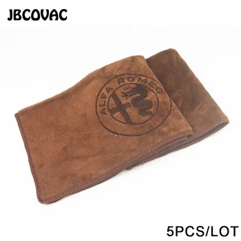 

30*30CM Wash Towel Car Soft Microfiber Clean Car Accessories For Alfa Romeo 159 147 156 Giulietta Mito Oem For Autos Car Styling