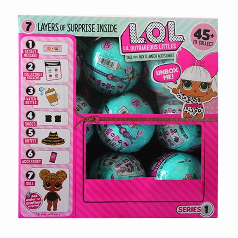 

L.O.L.SURPRISE! lol dolls Surprise toys Hair Dolls Generation DIY Manual with Blind Box Ball Model Doll Toy Gift Sent random