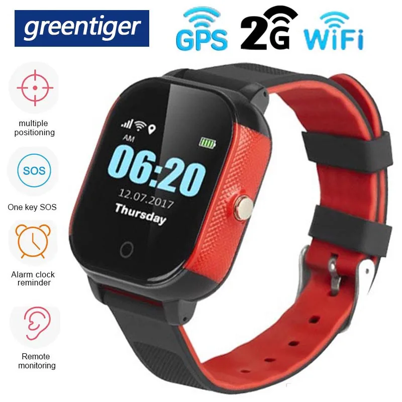 Смарт часы Детские Greentiger FA23 GPS Wi Fi SOS трекер IP67 водонепроницаемые|Смарт-часы| |