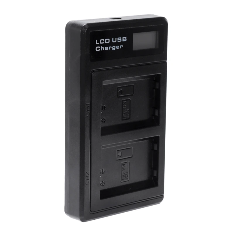 2 шт. Np-Fw50 батарея и двойное зарядное устройство с Usb светодиодным дисплеем для камеры sony Alpha Ilce Nex Slt Cyber-Shot