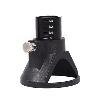 

Adjustable Rotary Multi Tool Guide Attachment Kit HSS Router Drill Bits Electric Grinding Tool Hood Power Tool Accessories