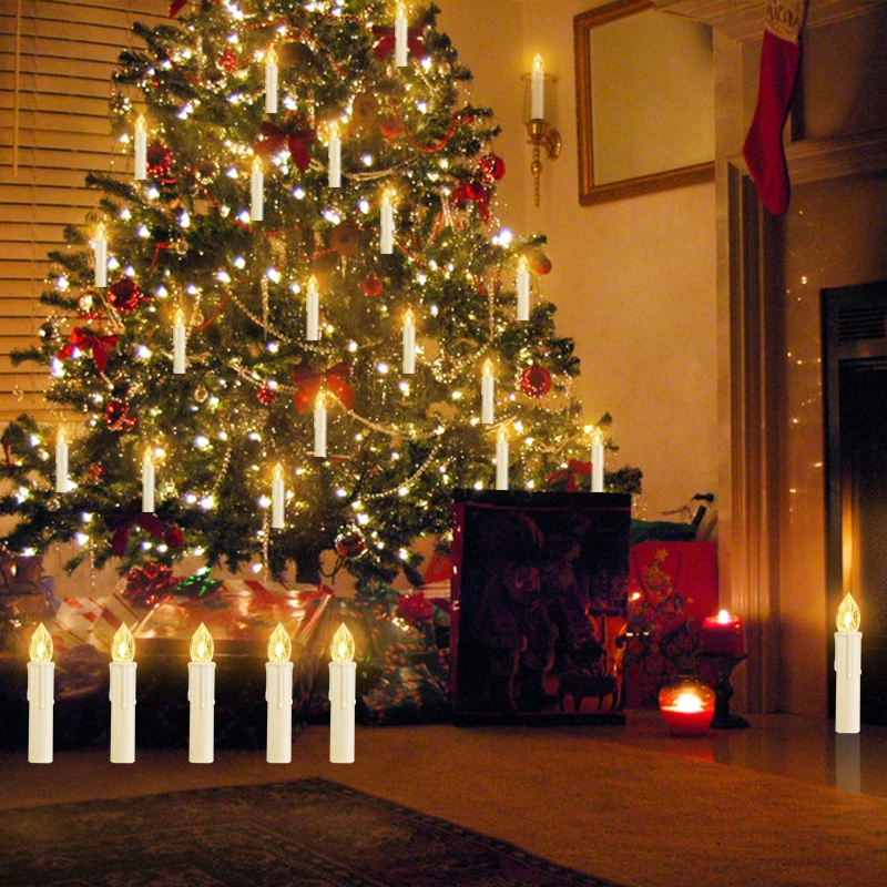 Wholesale Set of Flameless LED Candle Lamps with Timer & Remote