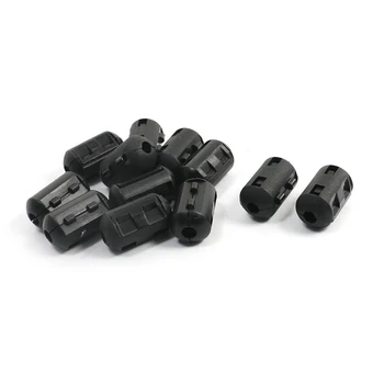 

6mm Power Cable Cylindrical EMI Suppressor Ferrite Core Filter 12 Pcs