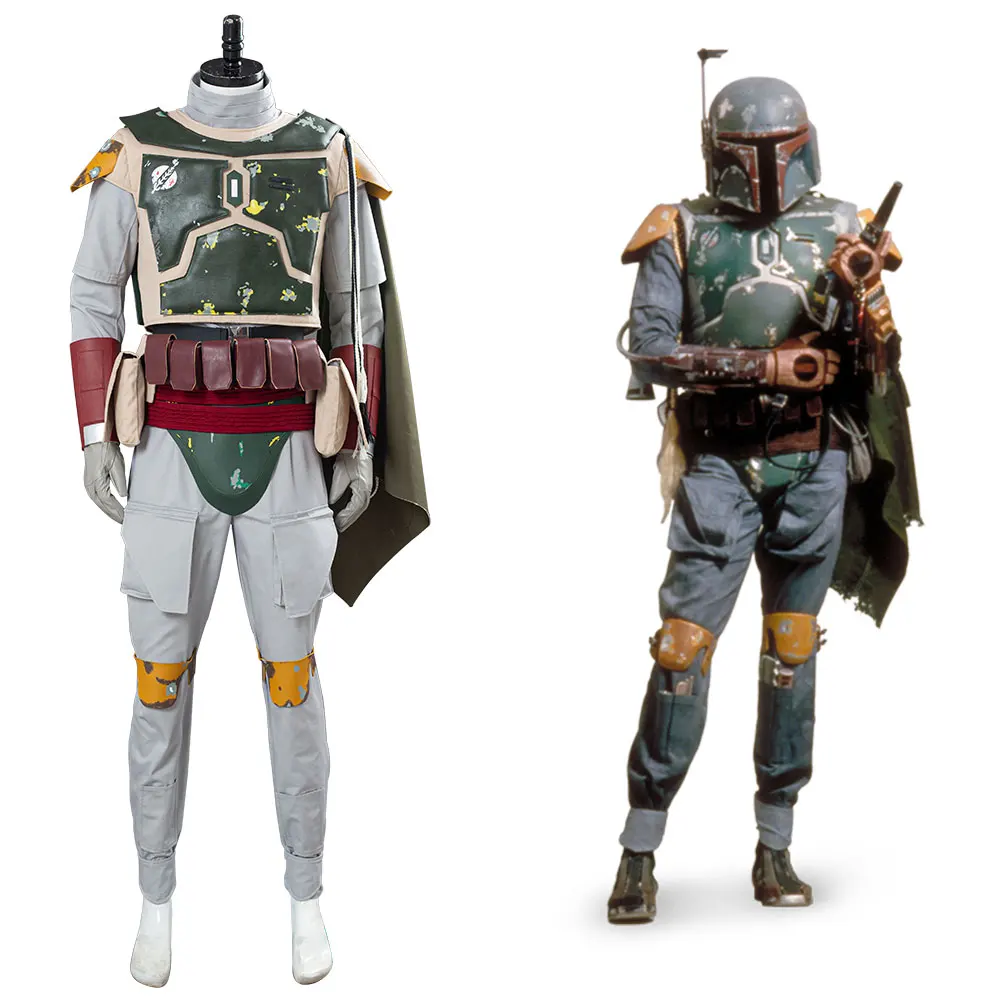 Star Cosplay Wars Boba Fett Costume Cosplay Adult Men Uniform Outfit Armor Vest Cloak Full Suits Halloween Costumes Costum Movie Tv Costumes Aliexpress