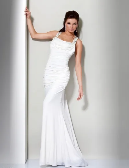 Дизайн vestidos формальные сексуальные с открытой спиной Элегантные белые длинные вечерние платья для выпускного вечера