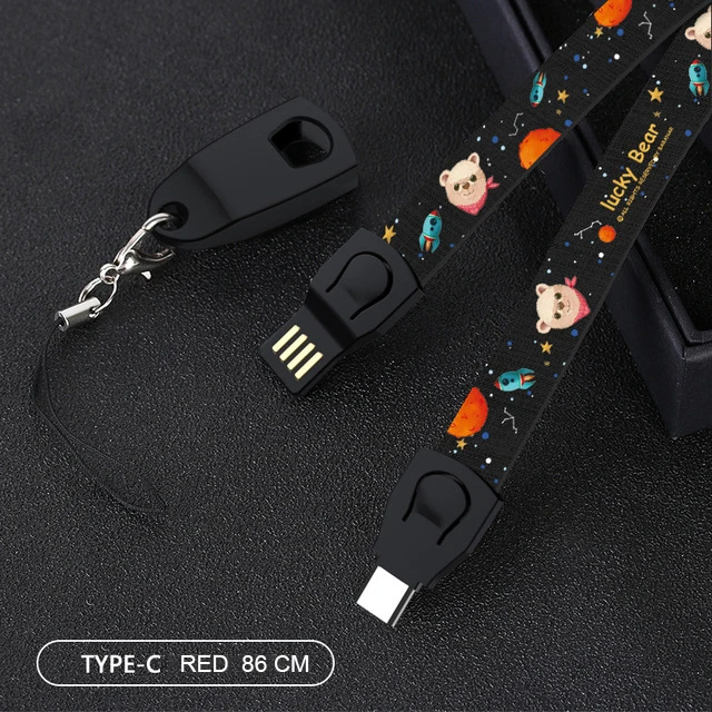 USB кабель для IPhone 11 Pro Max Xs Max Xr X 8 7 6 6s 5 5S IPad Быстрая зарядка зарядное устройство кабель для мобильного телефона для IPhone провод шнур - Цвет: Type-c Red 86cm