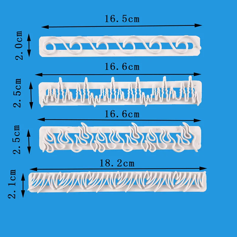 4PcsSet Element Eembossing Cookie Cutter Diy Pastry Cutting Die 3D Baking Mould For Biscuit Cupcake Fondant Decorating Tools6